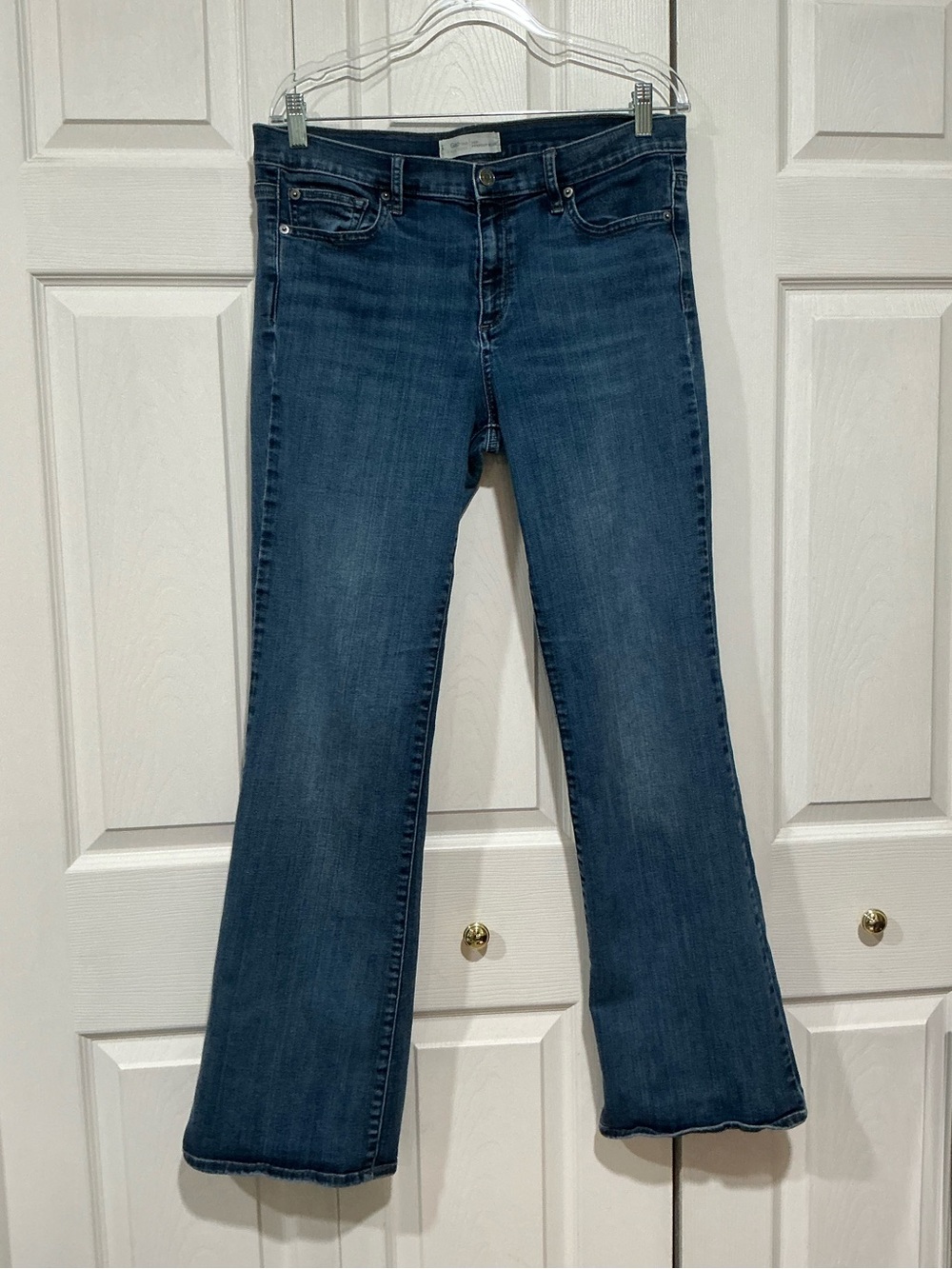 💙 Gap Perfect Boot Blue Denim Jeans - 14 / 32 (01576)